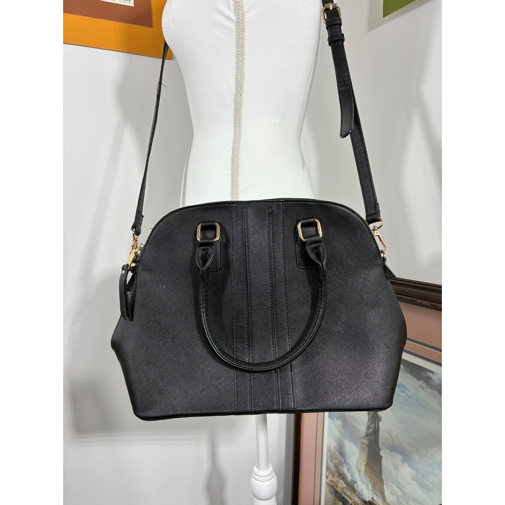 Miztique Satchel Bag Women Small Black Good Crossbody Shoulder Dome Purse
